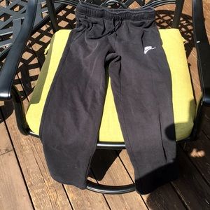 Black Nike cotton sweatpants